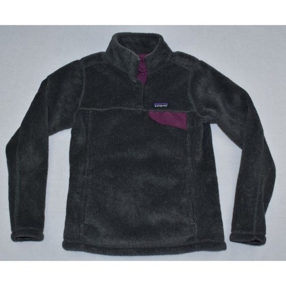 Patagonia Jackets & Blazers - Patagonia Re-Tool Snap-T Women’s Jacket Size S Gray/Purple Pullover Fleece